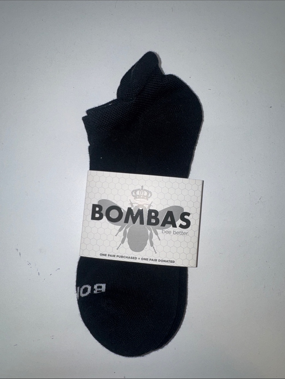 Bombas Black Low-Cut Athletic Socks